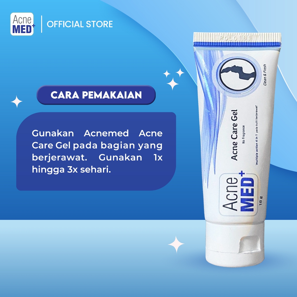 Jual Acnemed Acne Care Gel Obat Jerawat Wajah 18 gr Shopee Indonesia