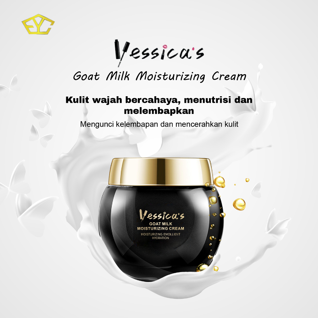 Jual Yessica's Goat Milk Moisturizer Cream - Nourishing, Moisturizing ...