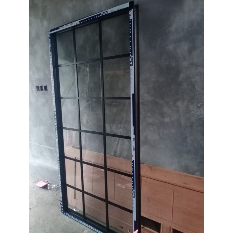 Jual Kusen Aluminium Ornamen Partisi Jendela Kaca Mati Inci Lebar X Tinggi Tersedia