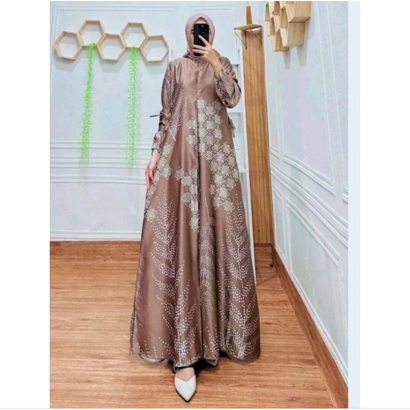 Jual Gamis Hyget Premium [Natasya Series] Baju Muslim Busui Syari