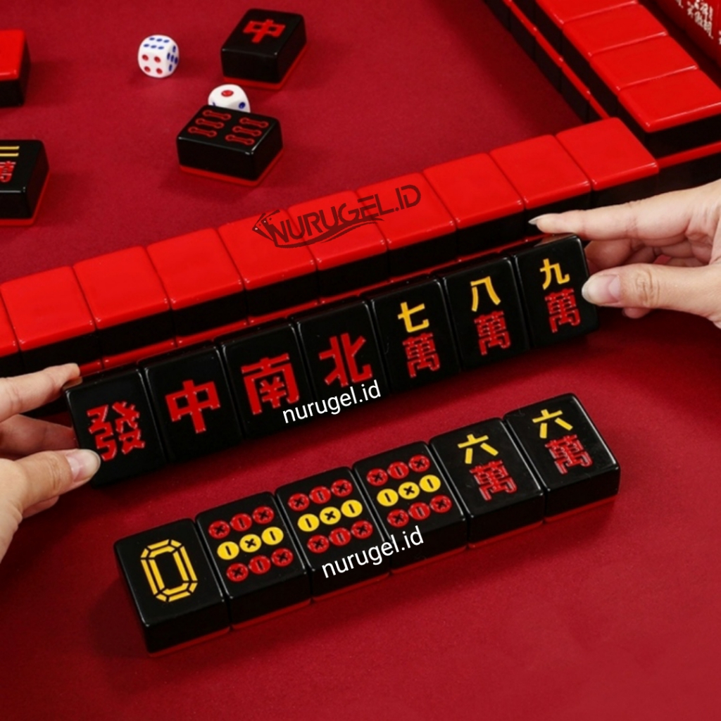 Jual Premium Mahjong 麻将 Complete Set Superior Quality | Shopee Indonesia