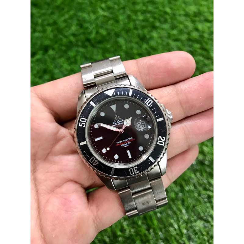 jam tangan elgin treasure jam tangan elgin diver jam tangan elgin titanium bekas original jam tangan elgin solar diver bekas original