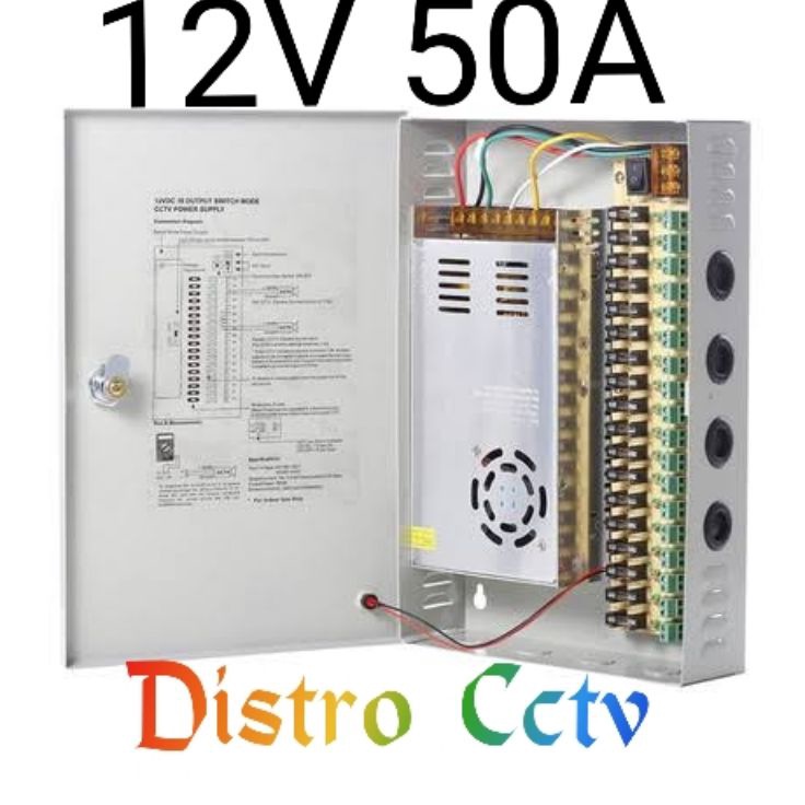 Jual Pesona Power Supply 12V 5A Sentral Box Kamera Cctv High Quality 5 ...
