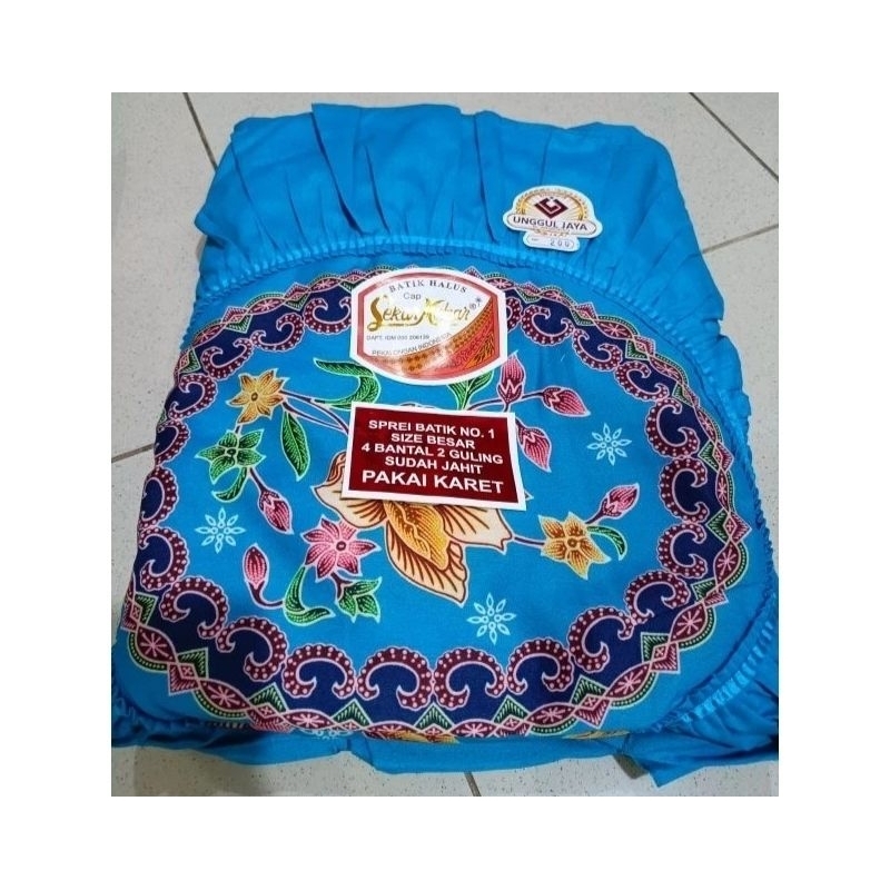 Jual Sprei Batik Sekar Mekar B4 Ukuran Jumbo Shope Vidio Shopee