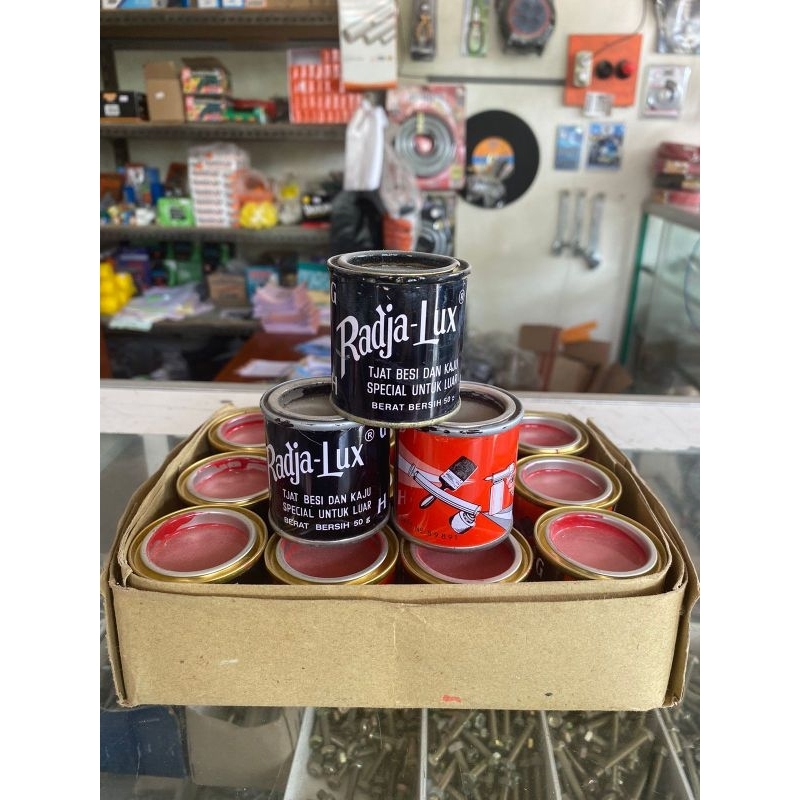 Jual cat radja lux / cat kayu dan besi 50gram | Shopee Indonesia
