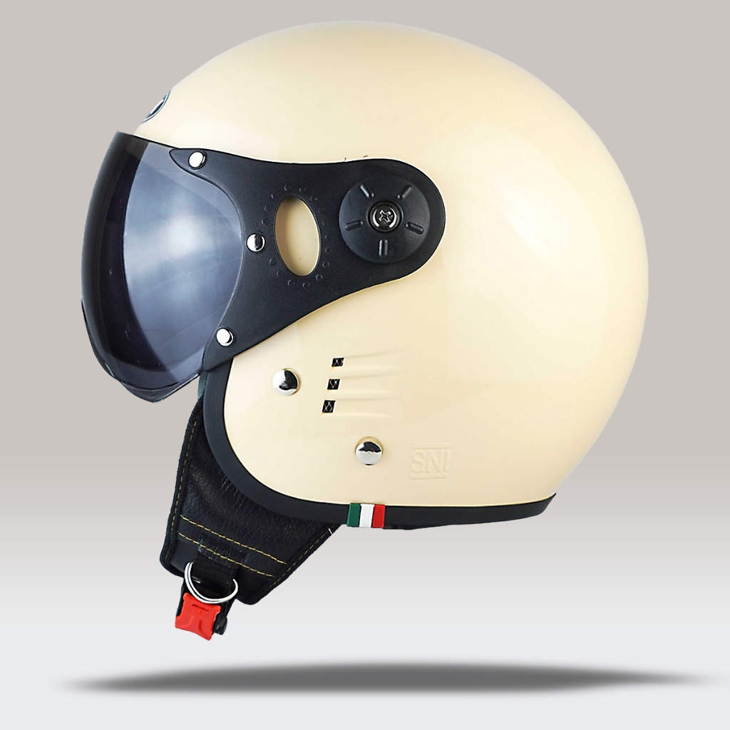 Jual Helm Pilot Retro | RSIX GUARDIA KACA PILOT | Helm Premium Untuk ...