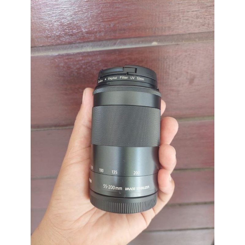 Jual Lensa Tele Canon efm 55-200mm | Shopee Indonesia
