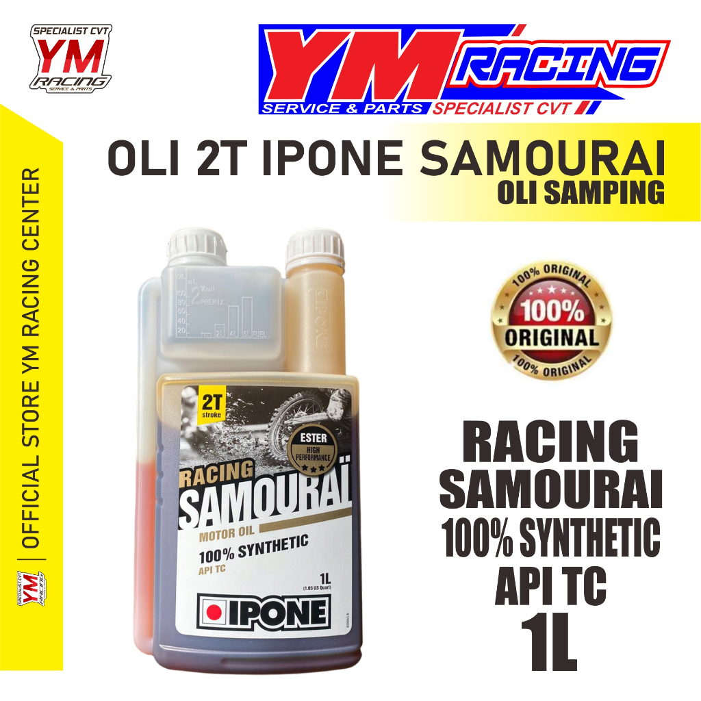 Jual OLI SAMPING IPONE SAMOURAI 2T STOKE 1L SYNTHETIC API TC / OLSI ...