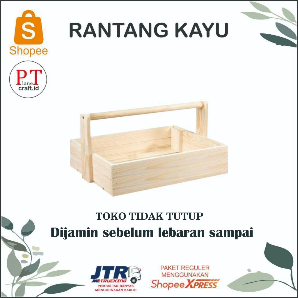 Jual rantang kayu,keranjang kayu 25x11x5cm,keranjang kayu,hampers ...