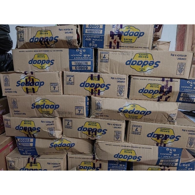 Jual Kecap Sedap Kecap Manis Kemasan 2000an 1 Dus Isi 48pcs Shopee