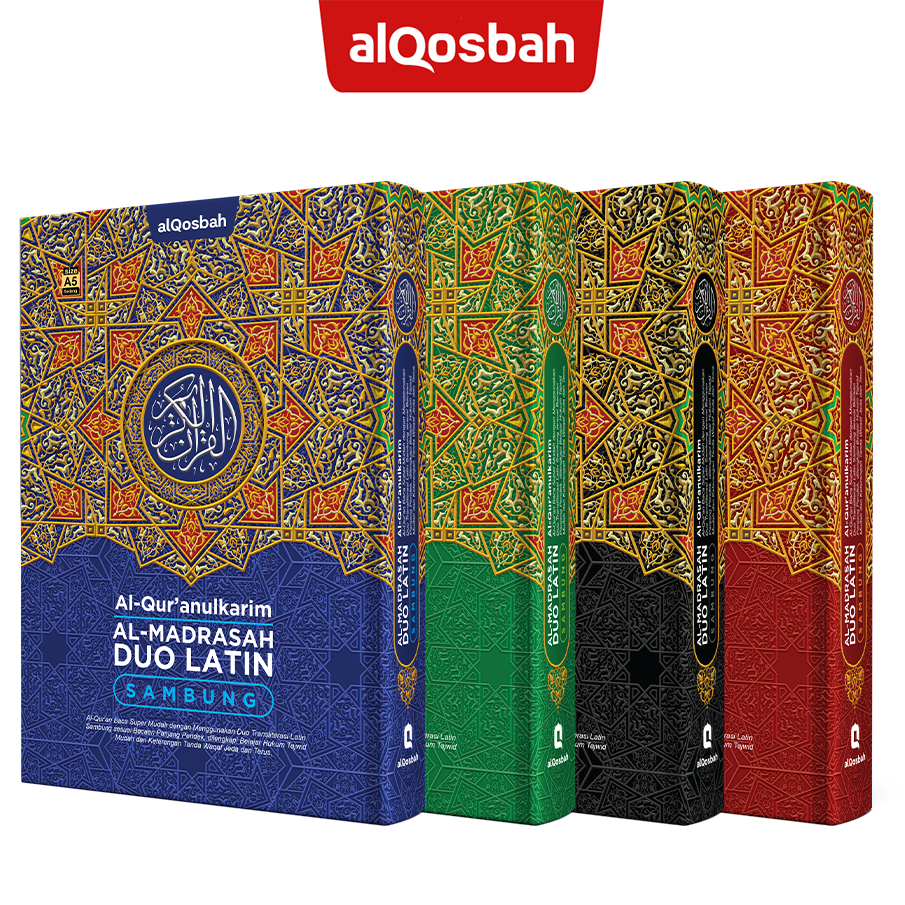 Jual AL QURAN Al Madrasah Duo Latin Sambung Ukuran A5 - AL QOSBAH ...