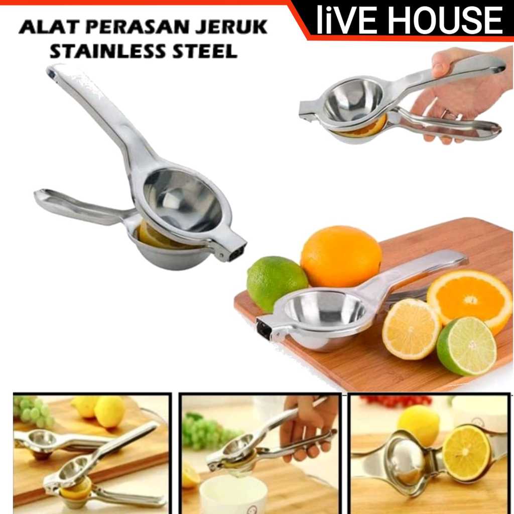 Jual Alat Peras Jeruk Stainless Steel | Lemon Squeezer Manual Anti ...