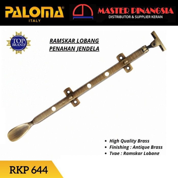 Jual Ramskar PALOMA RKP 644 BRASS Lamskar Lubang Penahan Jendela Antiq ...