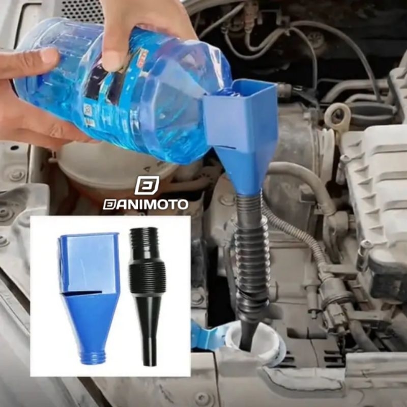 Jual Corong Panjang Alat Isi Oli mesin Bensin Air radiator Motor Mobil ...