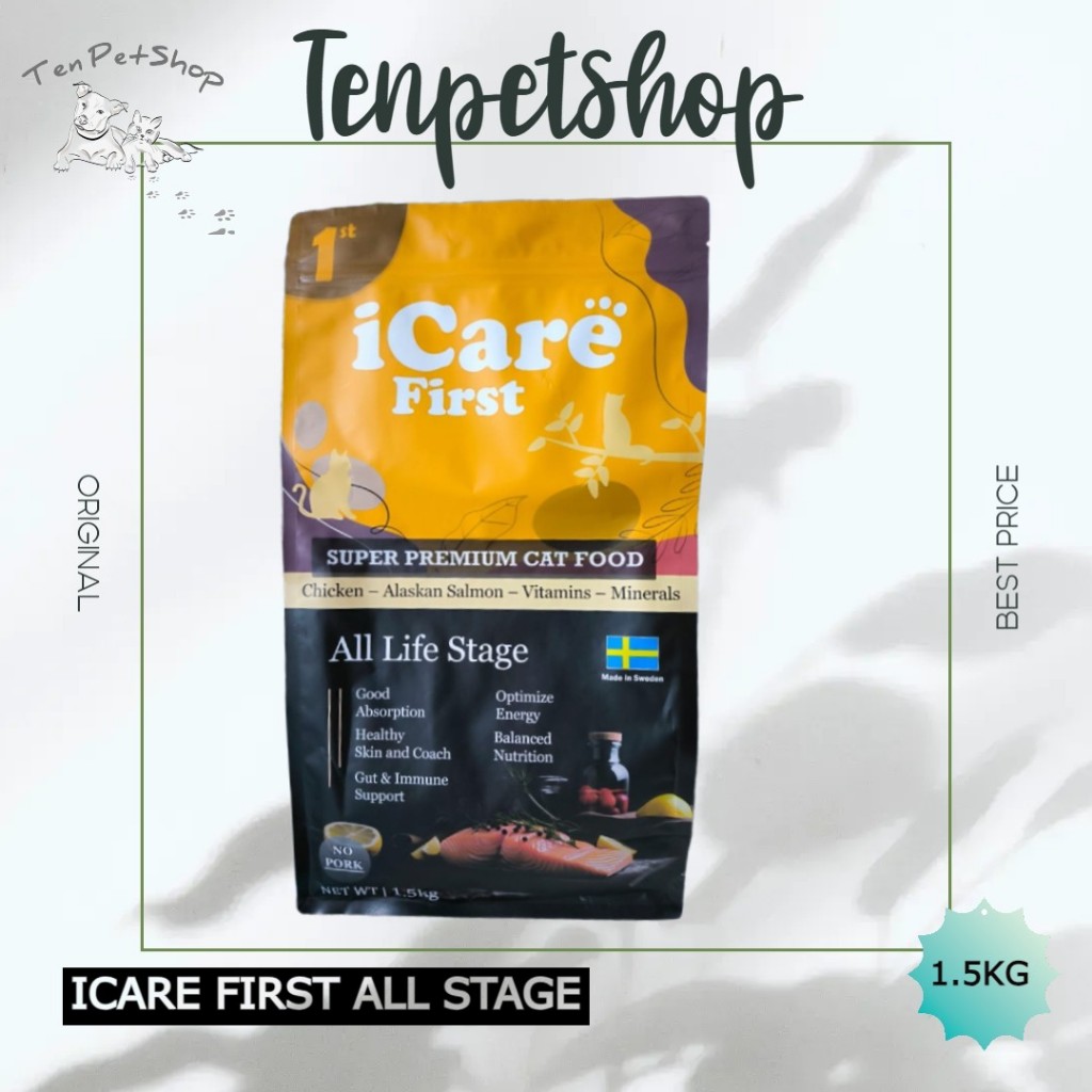 Jual ICARE FIRST DRY FOOD ALL STAGE 1,5KG Shopee Indonesia