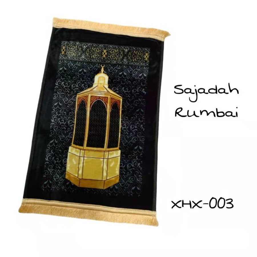 Jual sajadah turki sajadah turkey kiswah rumbai tebal besar nyaman ...