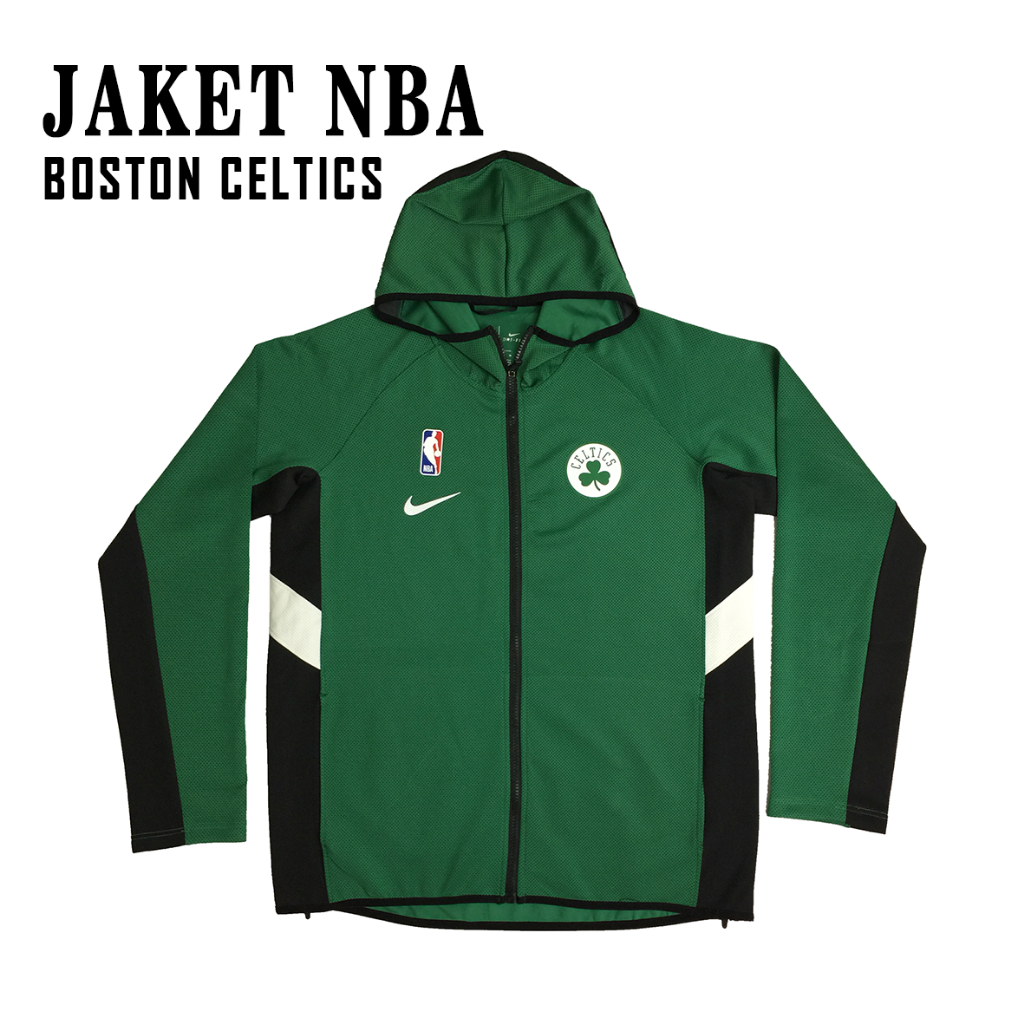 Boston Celtics Nba Full Zip Hoodie Boston Celtics Showtime Dri-Fit