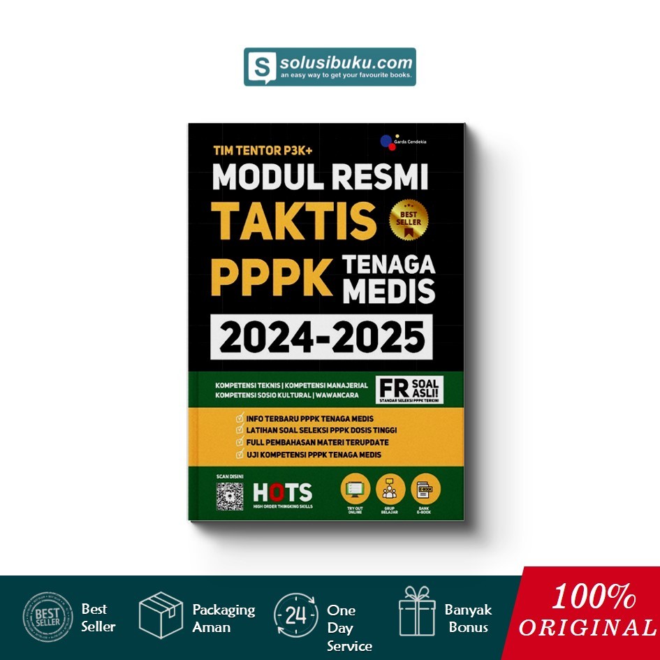 Jual Buku Modul Resmi Taktis PPPK Tenaga Medis 2024-2025 (Garda ...