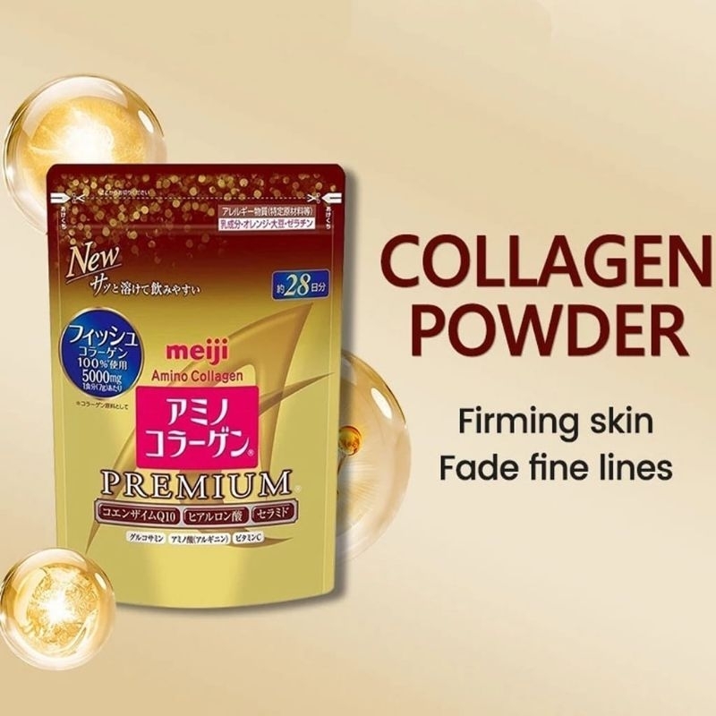 Jual Meiji Amino Collagen Premium Refill 28 Days/Meiji Premium/Meiji ...