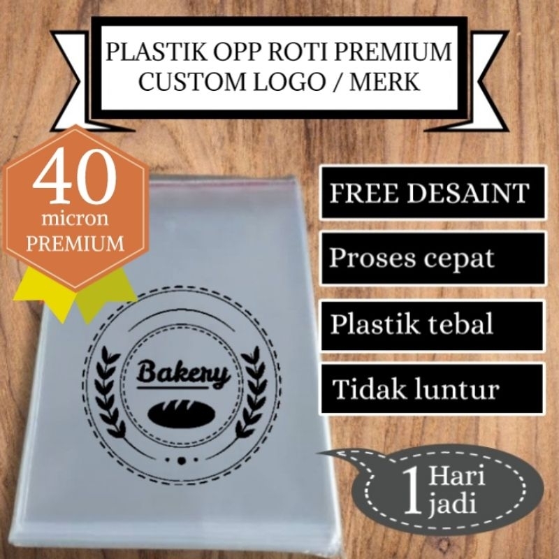 Jual PLASTIK OPP ROTI SANGAT TEBAL CUSTOM LOGO MERK|PLASTIK ROTI ...