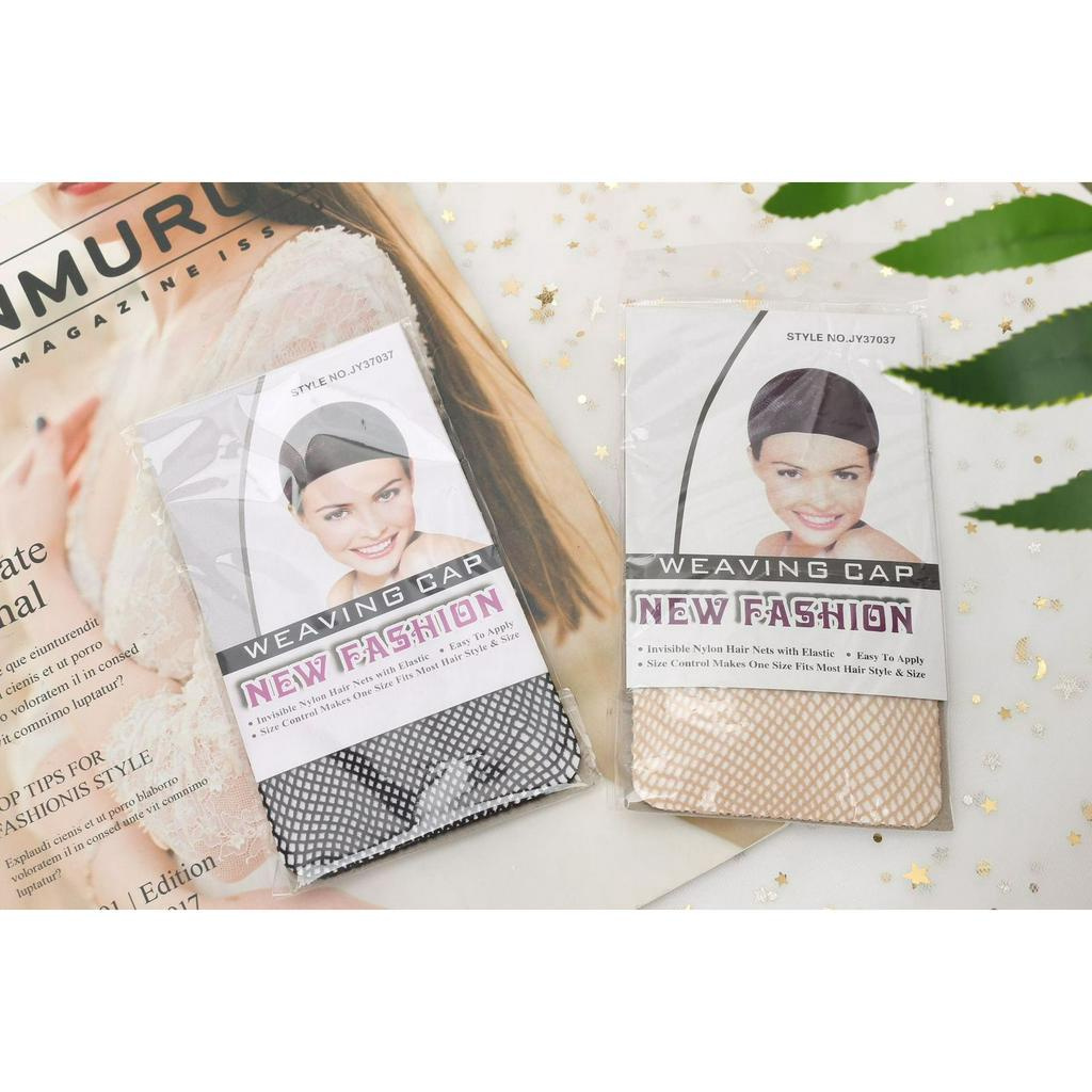 Jual Wig Cap atau hair net warna hitam, Jaring rambut untuk keperluan ...