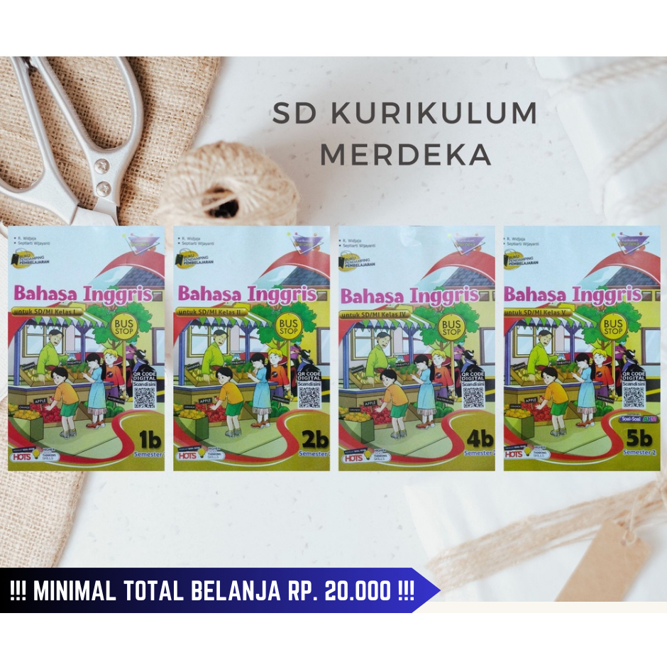 Jual Buku LKS Bahasa Inggris Merdeka - SD MI Kelas 1 2 4 5 - Semester ...