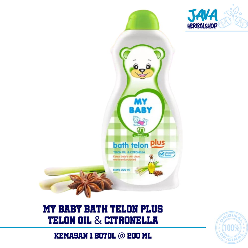 Jual MY BABY BATH TELON PLUS HIJAU 200 ML | Shopee Indonesia