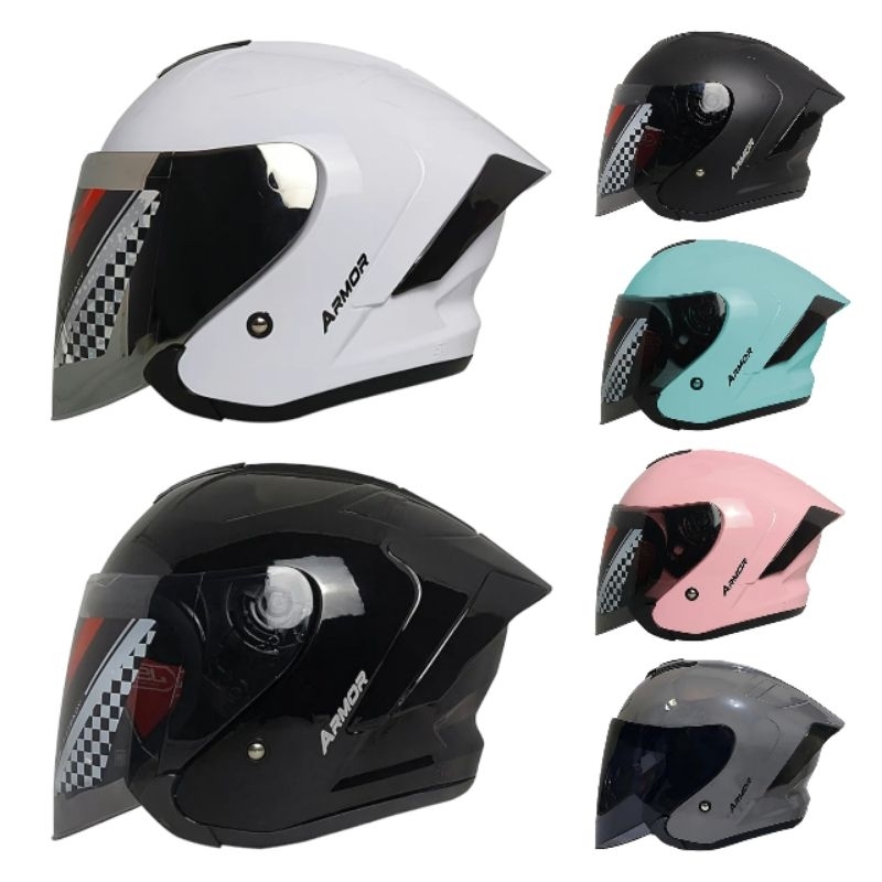 Jual Helm JS Armor Original Helm Pria Wanita Dewasa | Shopee Indonesia