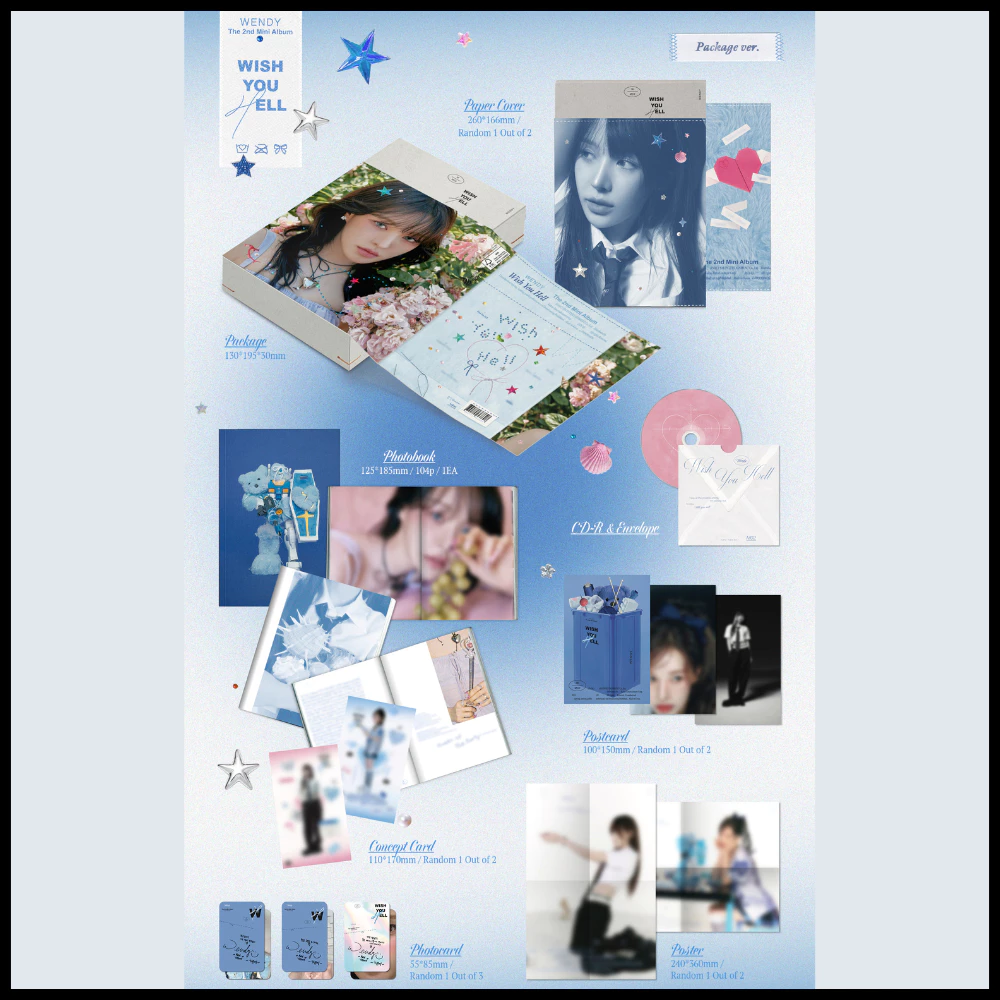 [READY STOCK] WENDY - 2ND MINI ALBUM [WISH YOU HELL]