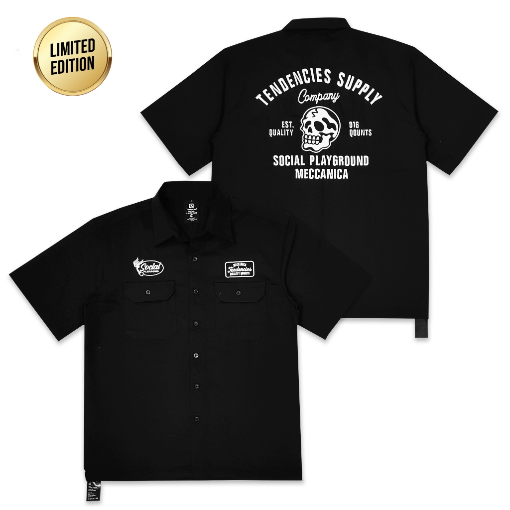 Kemeja Unisex Hitam
