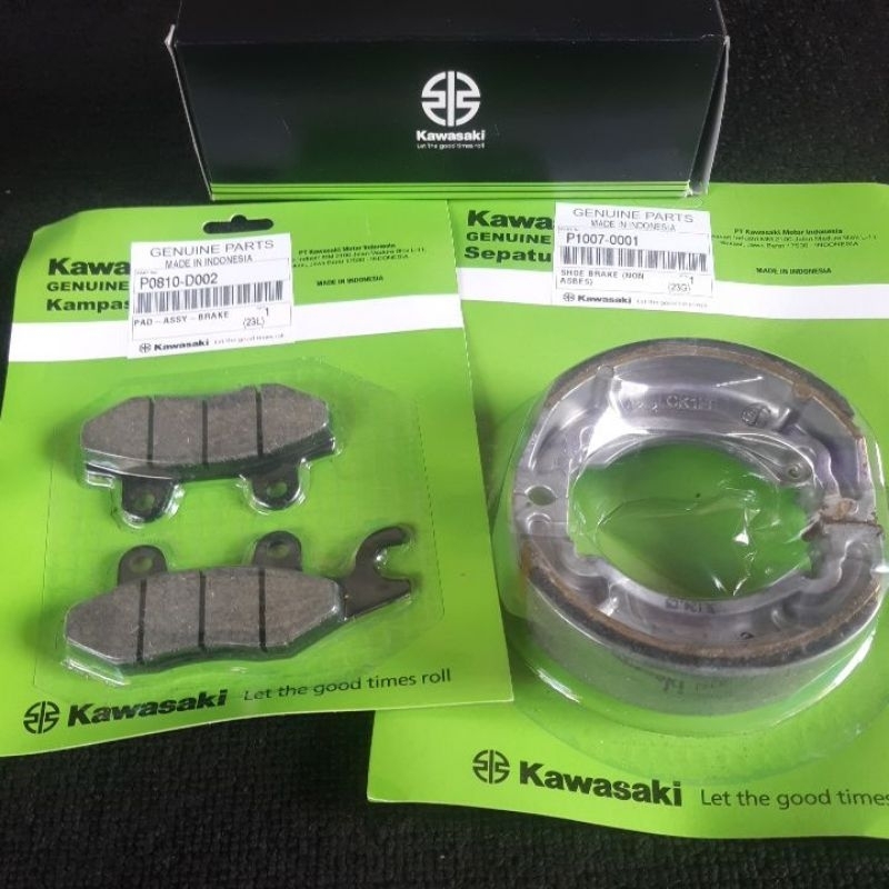 Jual Kampas Rem Depan Belakang Kawasaki W 175 Kaze Blitz Zx130 Shopee