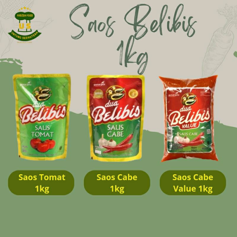 Jual Belibis Saus Cabe Saus Tomat Saus Cabe Value Belibis 1kg Saus Cabe ...