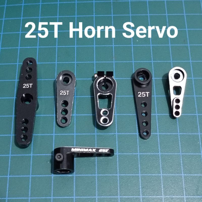 Rankomu 2Pcs 25T Servo Arm, Alliage D’Aluminium Servo Horn