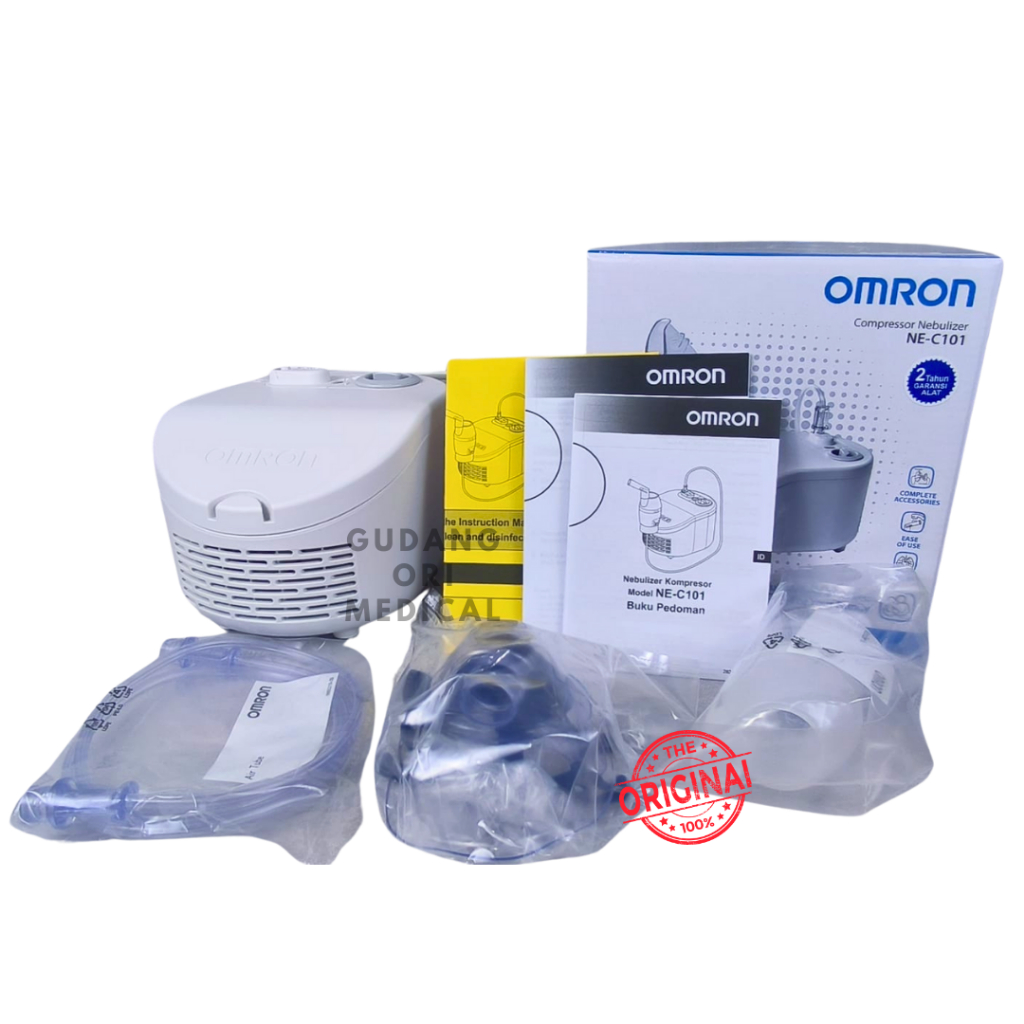Jual Compressor Nebulizer OMRON NE-C101 / NEC101 / C101 / Alat Nebu Uap ...