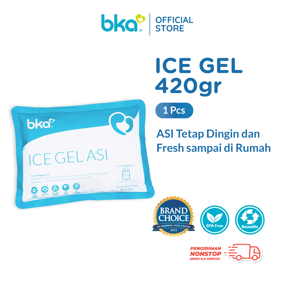 Jual ICE GEL ASI BKA ISI 420 GRAM - Ice Gel ASI| Pendingin Tas ASIP ...