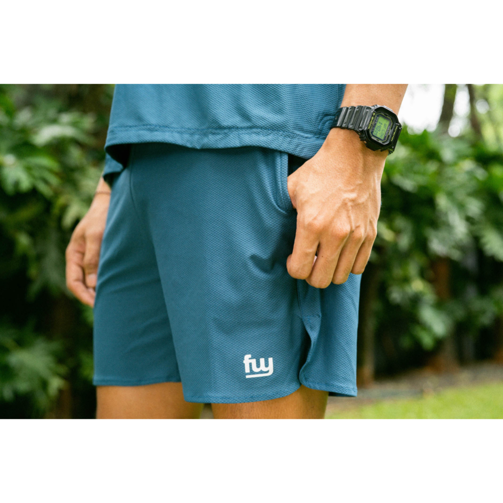 Jual Fieldway Men's Shorts in Teal Blue | Shopee Indonesia