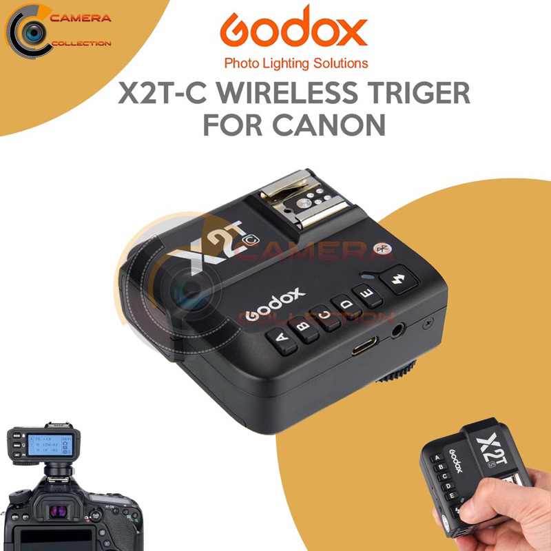 Godox X2T TTL Wireless Flash Trigger for Sony, Canon, Nikon, Fujifilm,  Olympus - Main Image