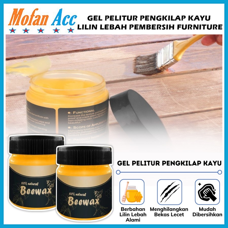 Jual Gel Pelitur Pengkilat Kayu Beewax Polish / Lilin Pembersih
