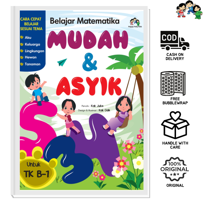 Jual Happy Holy Kids-Buku Belajar Matematika Mudah Dan Asyik TK B1 ...