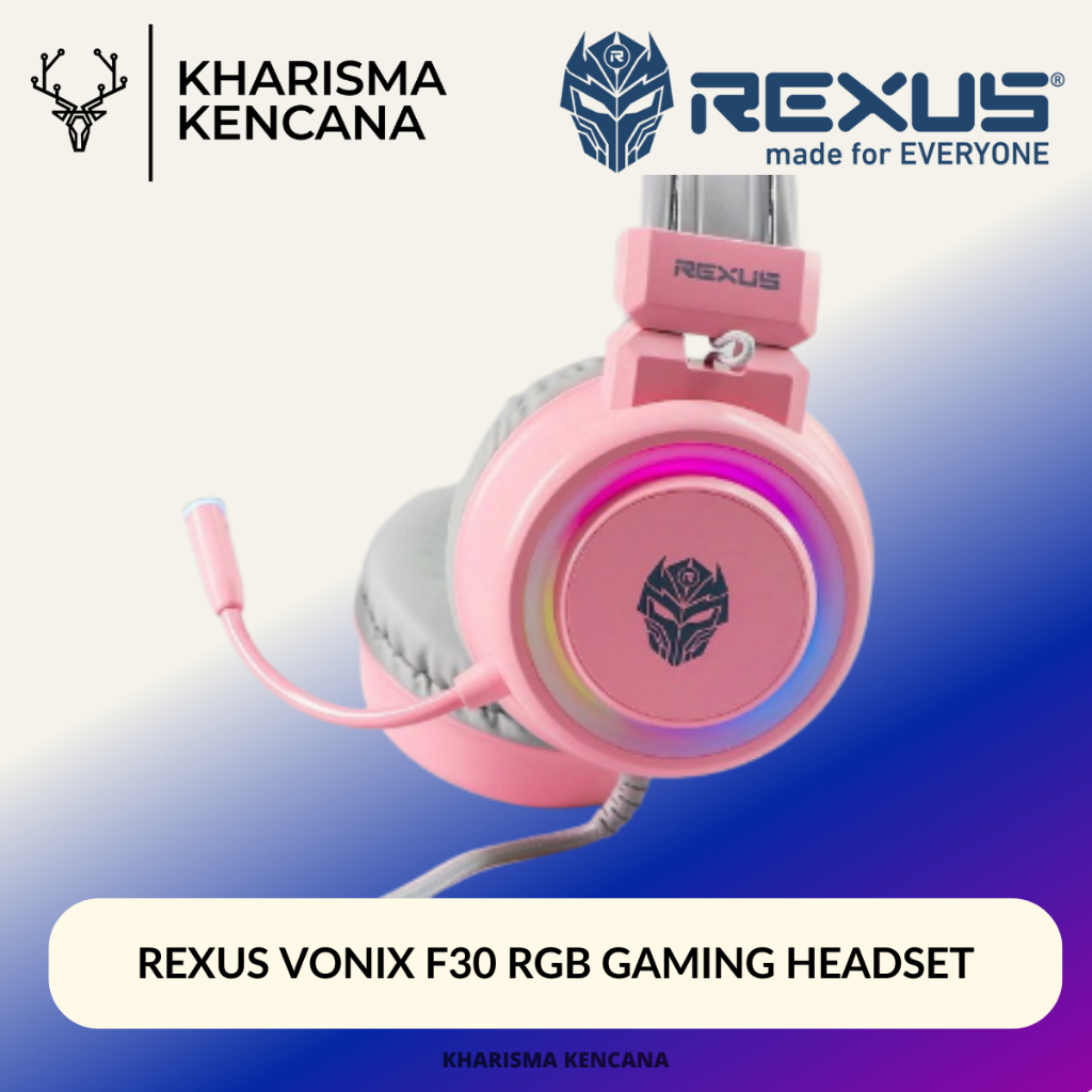 Jual REXUS VONIX F30 RGB GAMING HEADSET | Shopee Indonesia