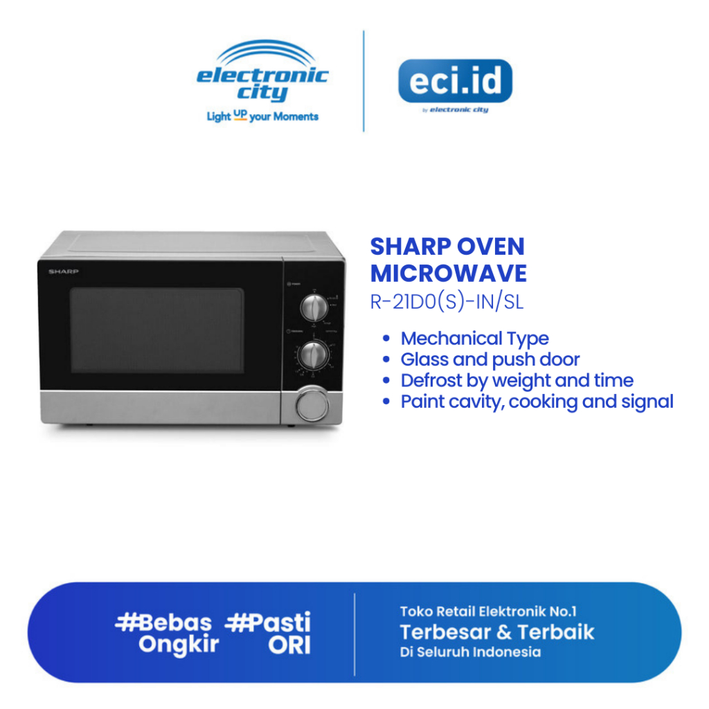 Jual Sharp Electric Oven Microwave R21D0(S)IN/SL Shopee Indonesia
