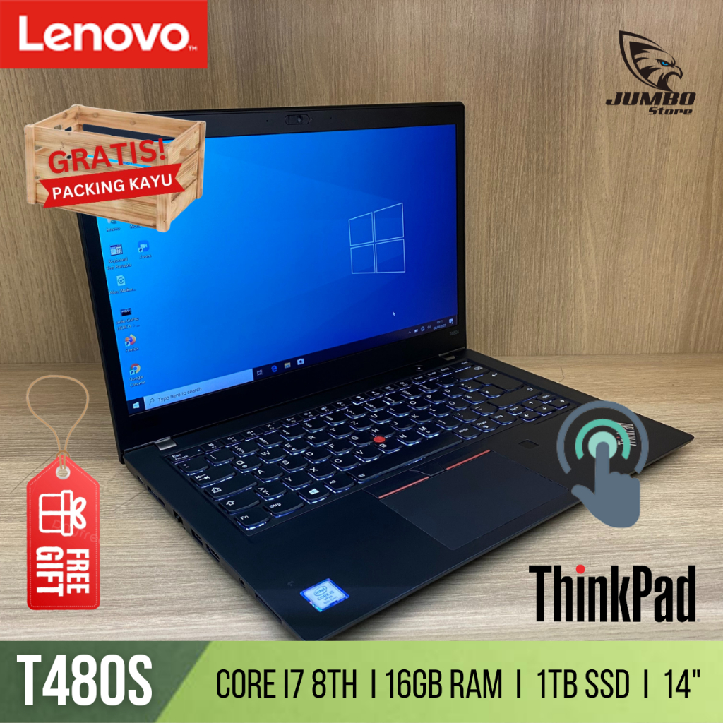 Lenovo ThinkPad T480s WQHD メモリ16G（Jual Laptop Lenovo Thinkpad 