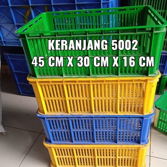 Jual keranjang rabbit plastik 5002 keranjang buah keranjang udang ...