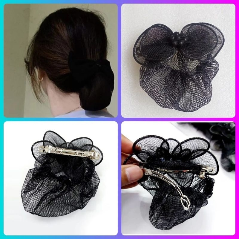 Jual HAIR NET RAMBUT DENGAN JEPITAN KLIP HIASAN JALA RAMBUT UNTUK KONDE ...