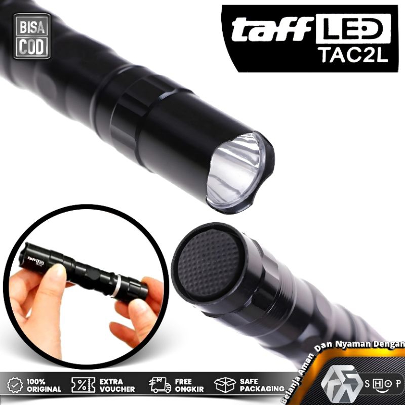 Jual Senter Taff LED TAC2L-Flashlight Waterproof 3W Mini Aluminium ...
