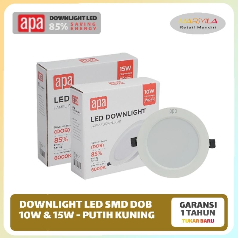 Jual APA LAMPU DOWNLIGHT LED INBOW SMD 10W 15W 4 INCI 4,7 INCH KUNING ...