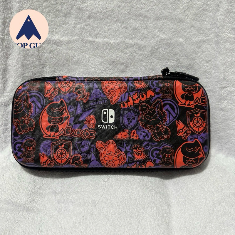 Pochette De Rangement Nintendo Switch Splatoon - Couleur Encre Jaune X Violet - Neuf Japonais (Japan New)