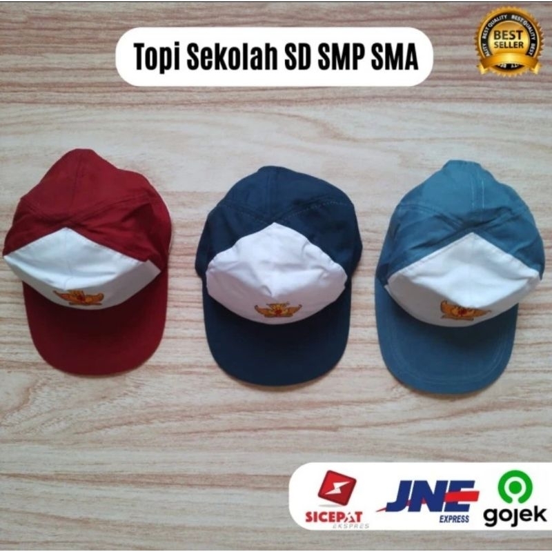 Jual TOPI ANAK SEKOLAH SD, SMP, SMA/TOPI PRAMUKA/TOPI SD PRAMUKA/TOPI ...