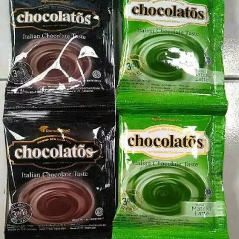 Jual Chocolatos Chocolate Matcha Latte Drink 1 Renceng Isi 10pcs Shopee Indonesia 0555