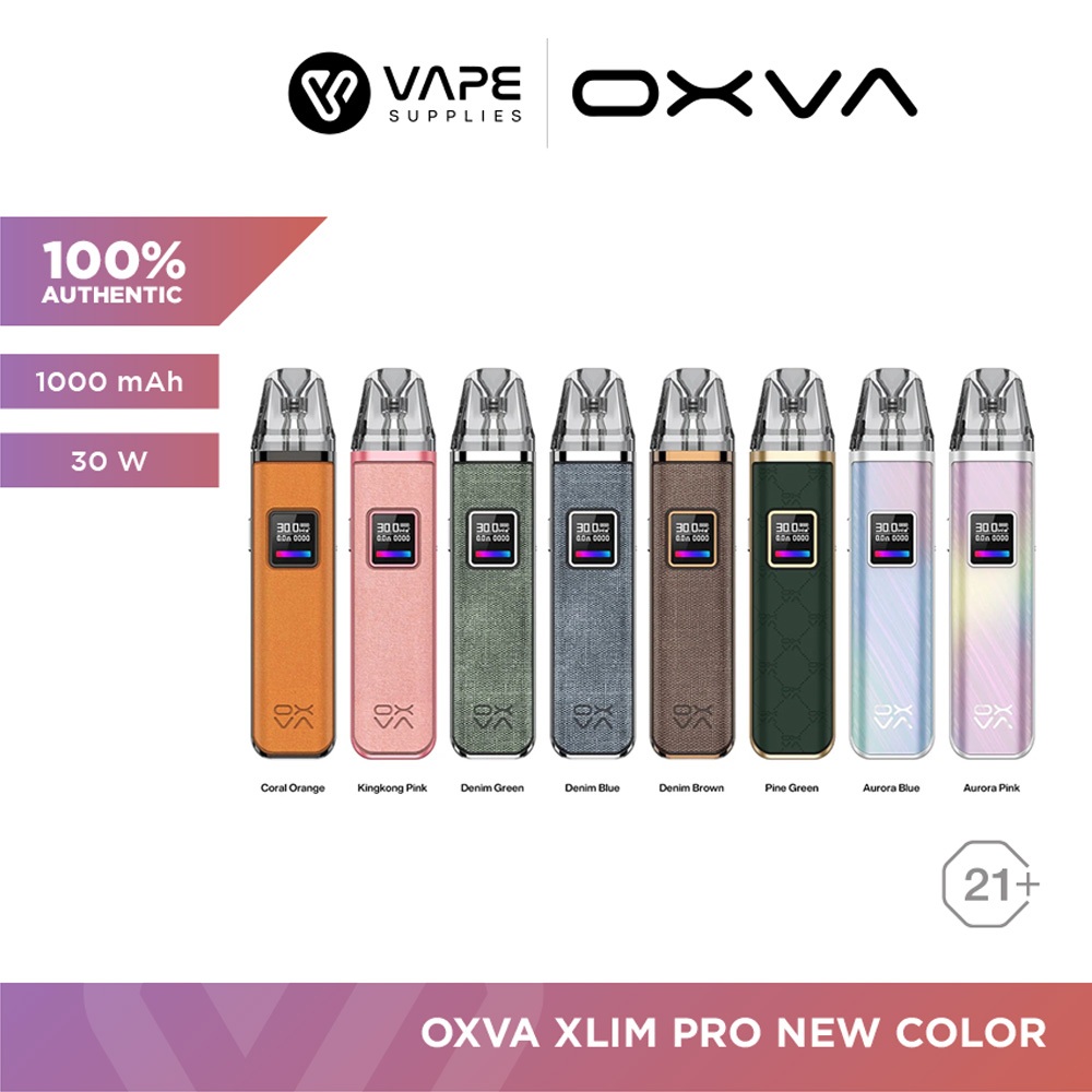 Jual Oxva Xlim Pro New Color Pod Kit 30W 1000mAh Authentic | Shopee ...